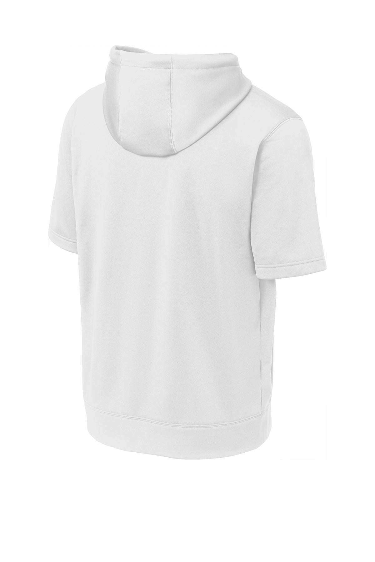 Sport-Tek Men's Sport-Wick Fleece Short Sleeve Hooded Pullover
