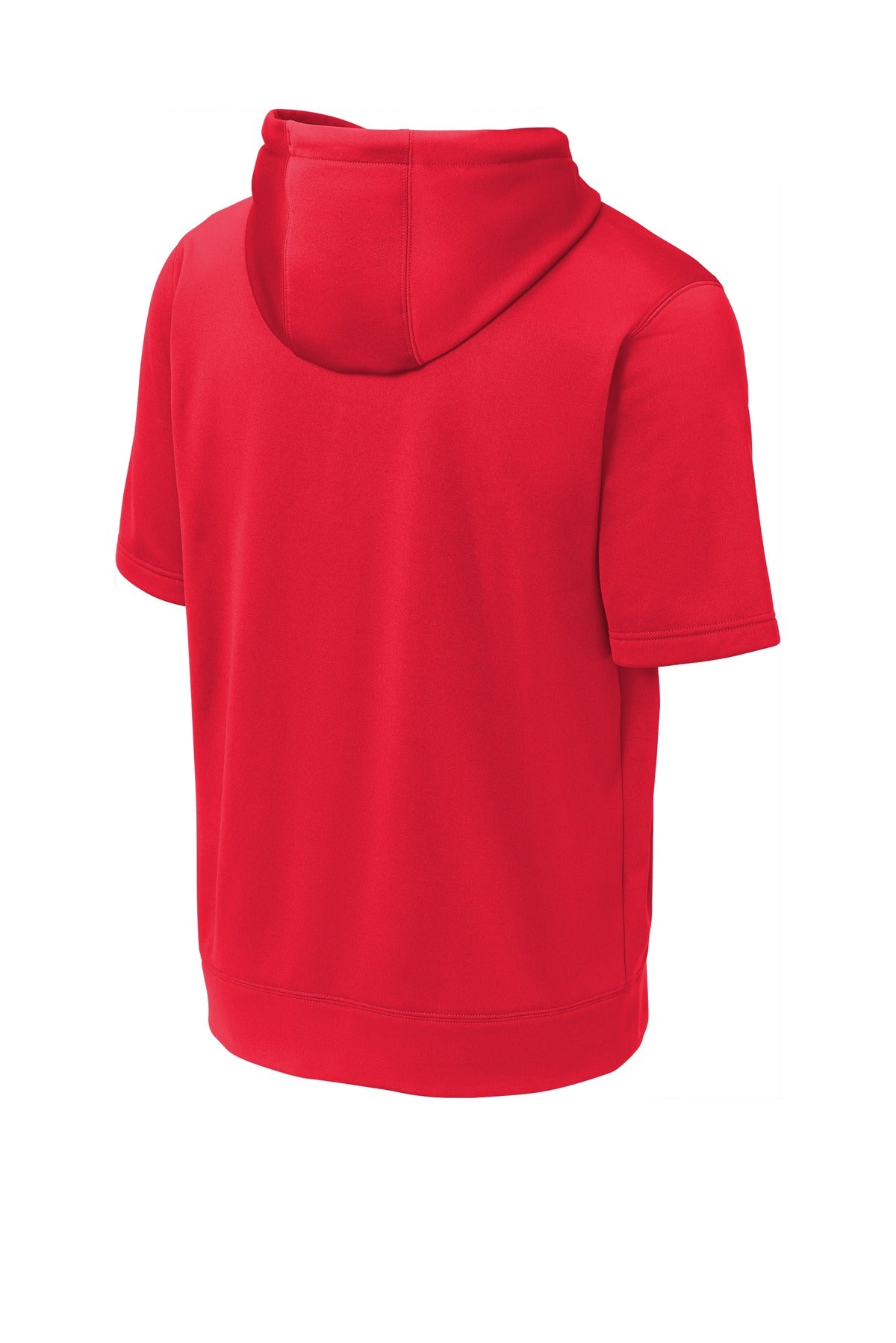 Sport-Tek Men's Sport-Wick Fleece Short Sleeve Hooded Pullover