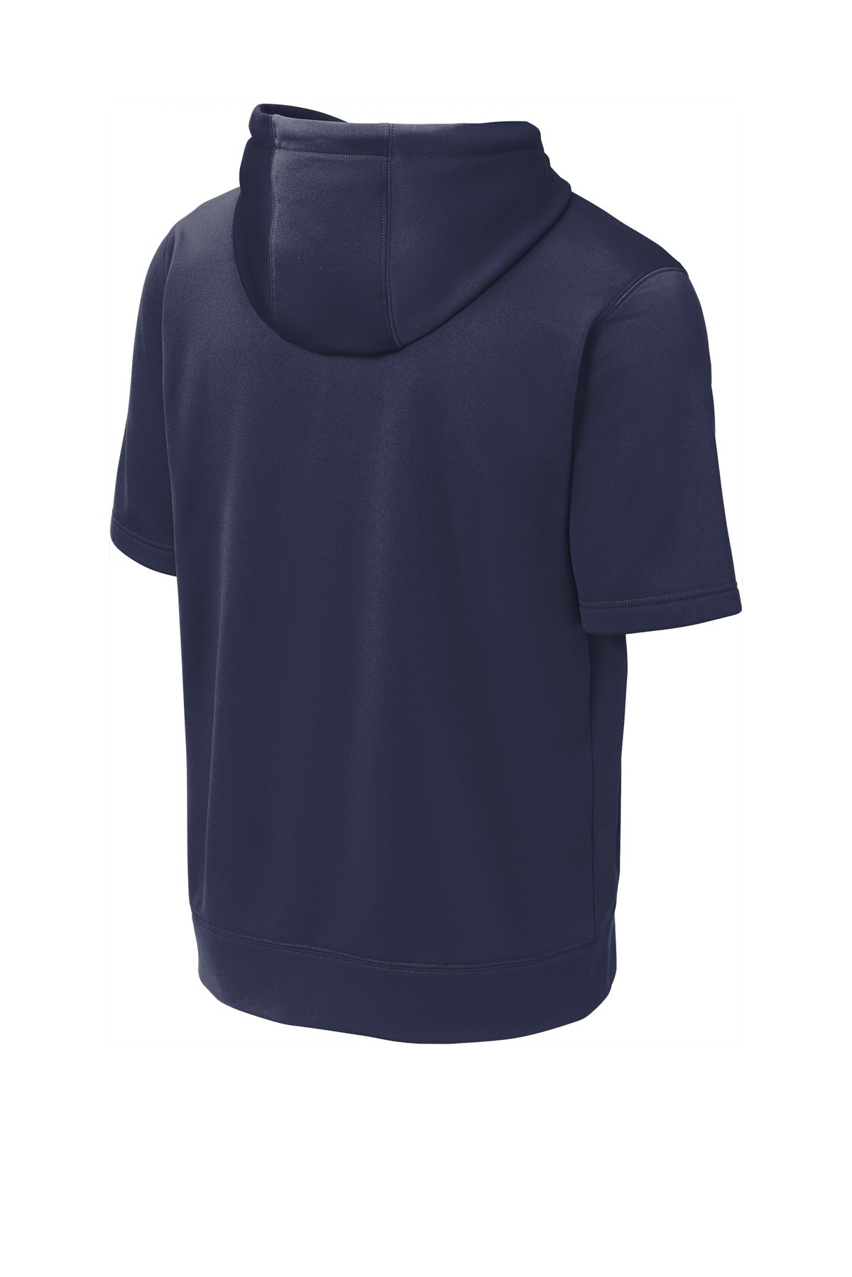 Sport-Tek Men's Sport-Wick Fleece Short Sleeve Hooded Pullover
