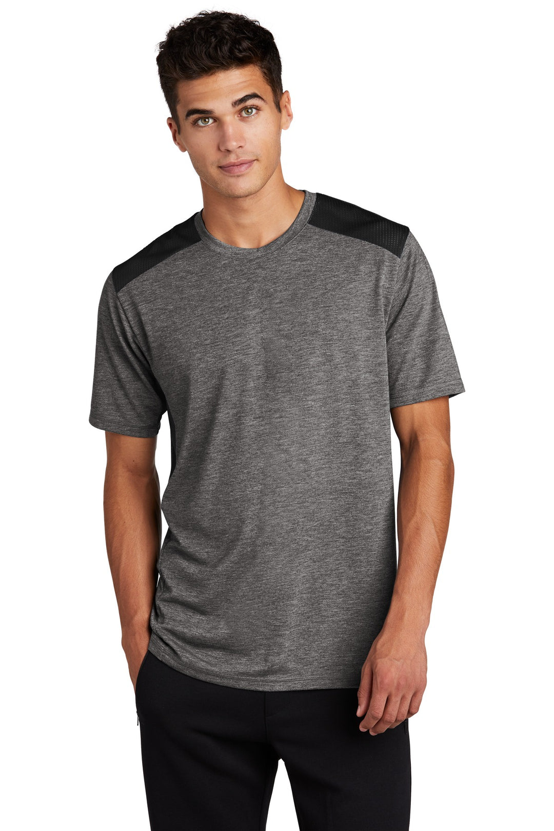 Sport-Tek Men's PosiCharge Tri-Blend Wicking Draft Tee