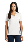 Sport-Tek Women's Contrast PosiCharge Tough Polo. LST620
