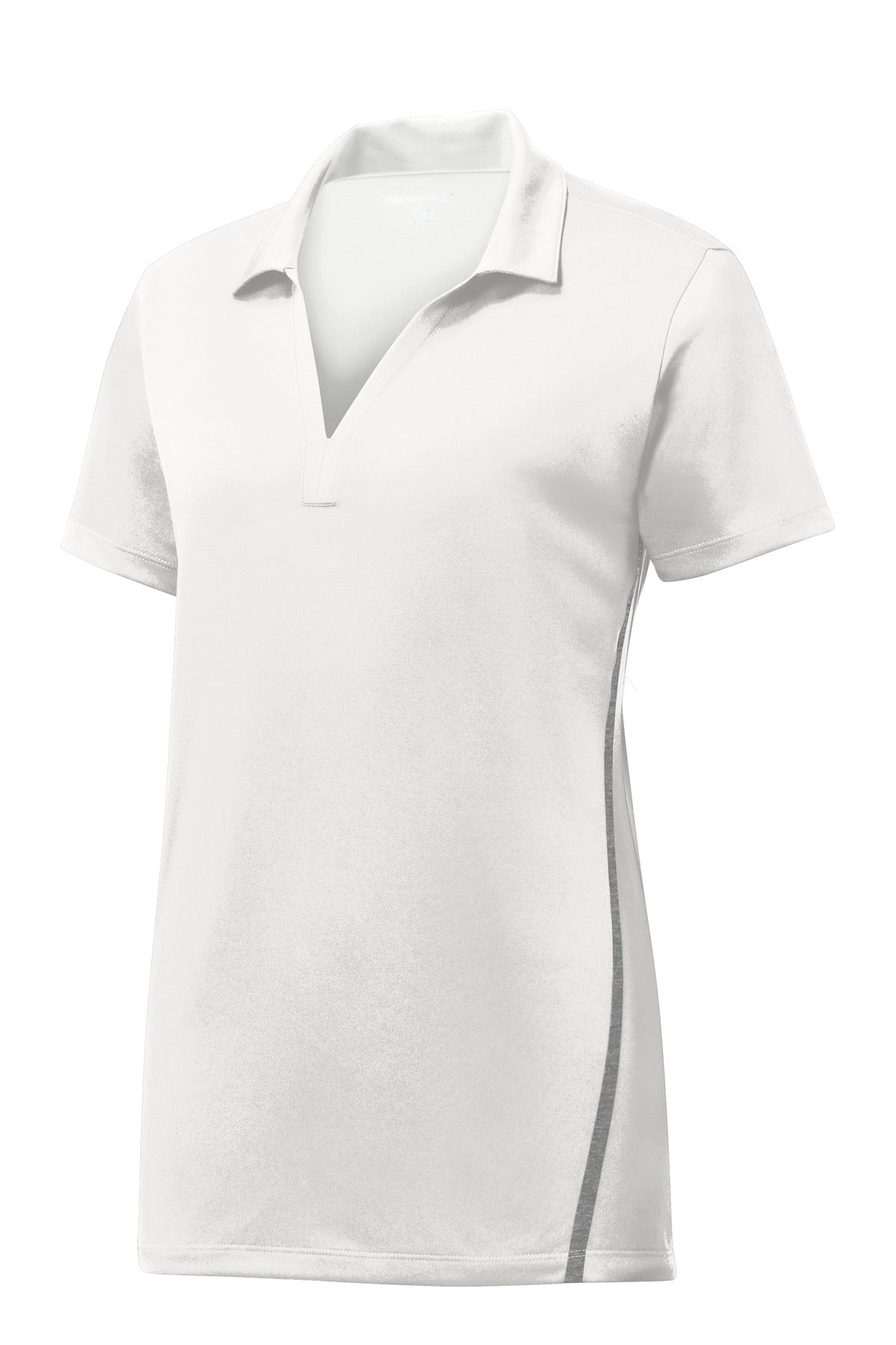 Sport-Tek Women's Contrast PosiCharge Tough Polo. LST620