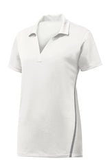 Sport-Tek Women's Contrast PosiCharge Tough Polo. LST620