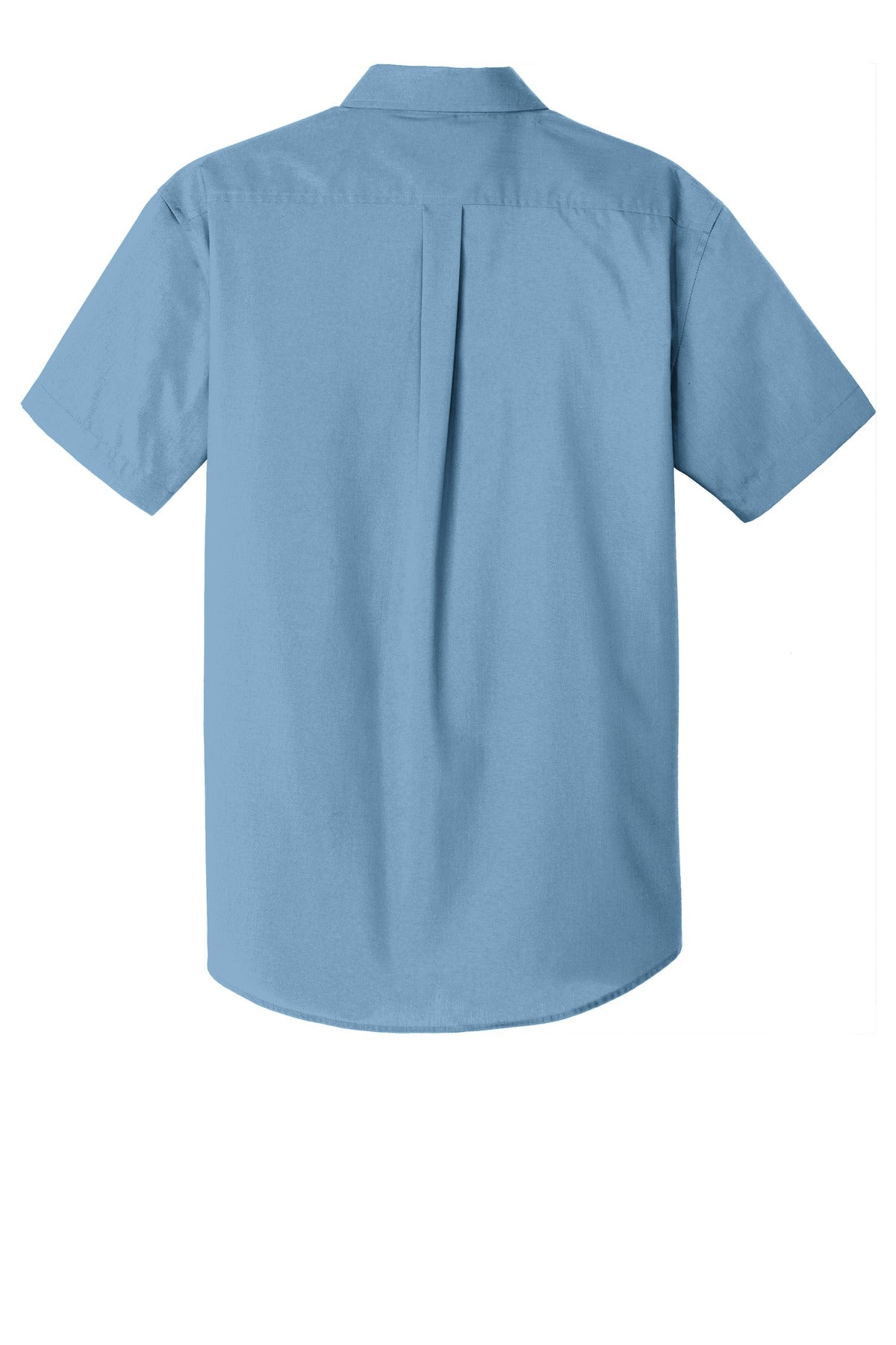 Port Authority Men's Short Sleeve Carefree Poplin Shirt. W101