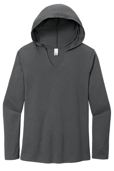 District Women's Perfect Tri Long Sleeve Hoodie. DM139L