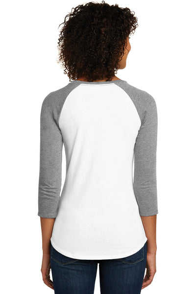 District Women's Fitted Very Important Tee 3/4-Sleeve Raglan. DT6211