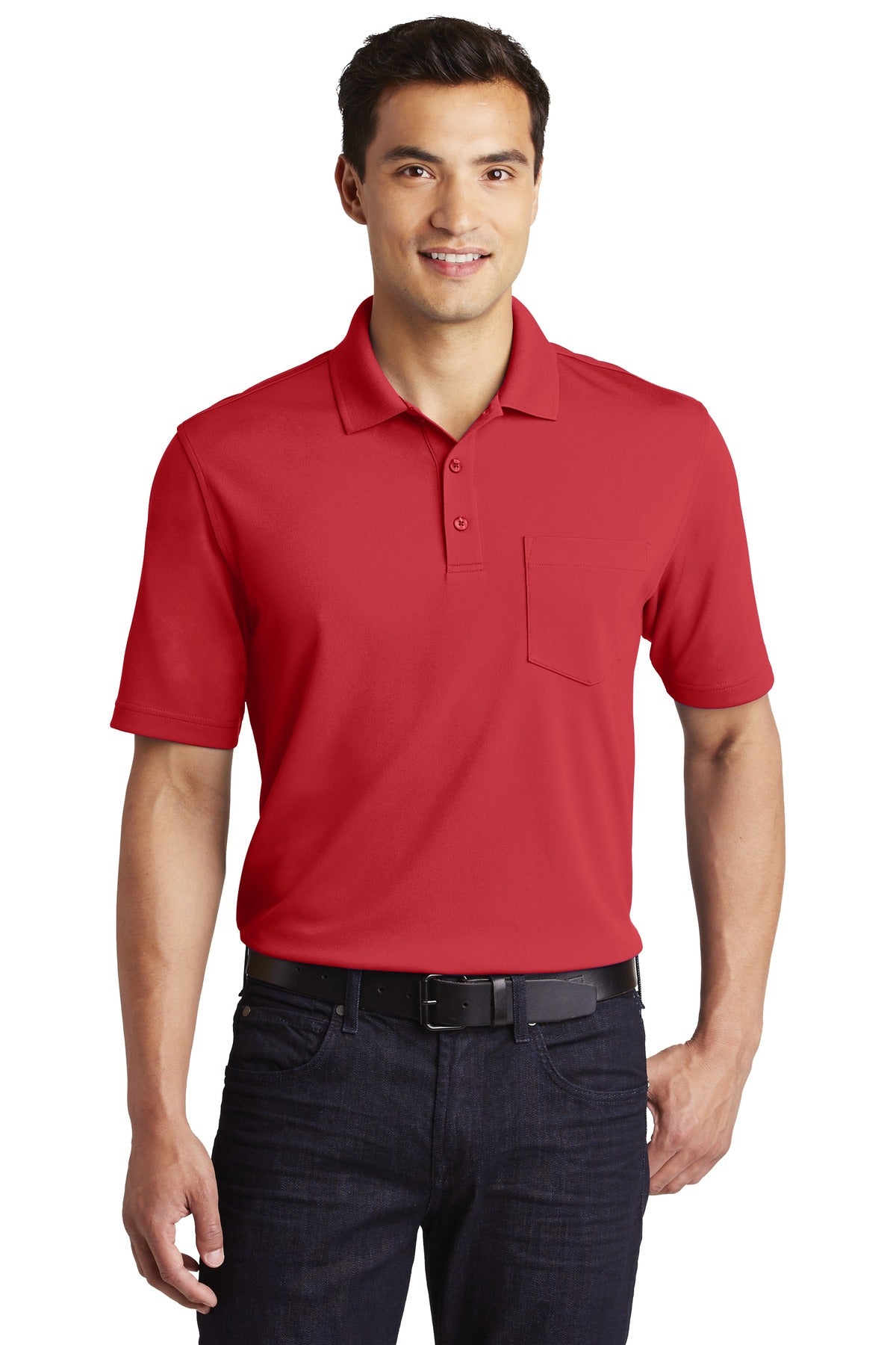 Port Authority Men's Dry Zone UV Micro-Mesh Pocket Polo. K110P