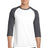 District Men's Very Important Tee 3/4-Sleeve Raglan. DT6210 District