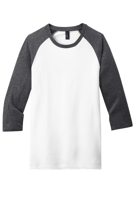 District Men's Very Important Tee 3/4-Sleeve Raglan. DT6210 District