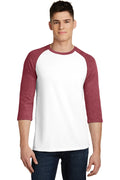District Men's Very Important Tee 3/4-Sleeve Raglan. DT6210 District