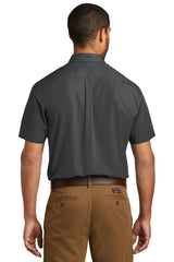 Port Authority Men's Short Sleeve Carefree Poplin Shirt. W101
