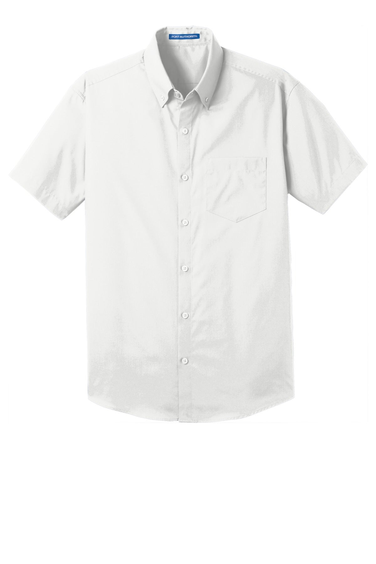 Port Authority Men's Short Sleeve Carefree Poplin Shirt. W101
