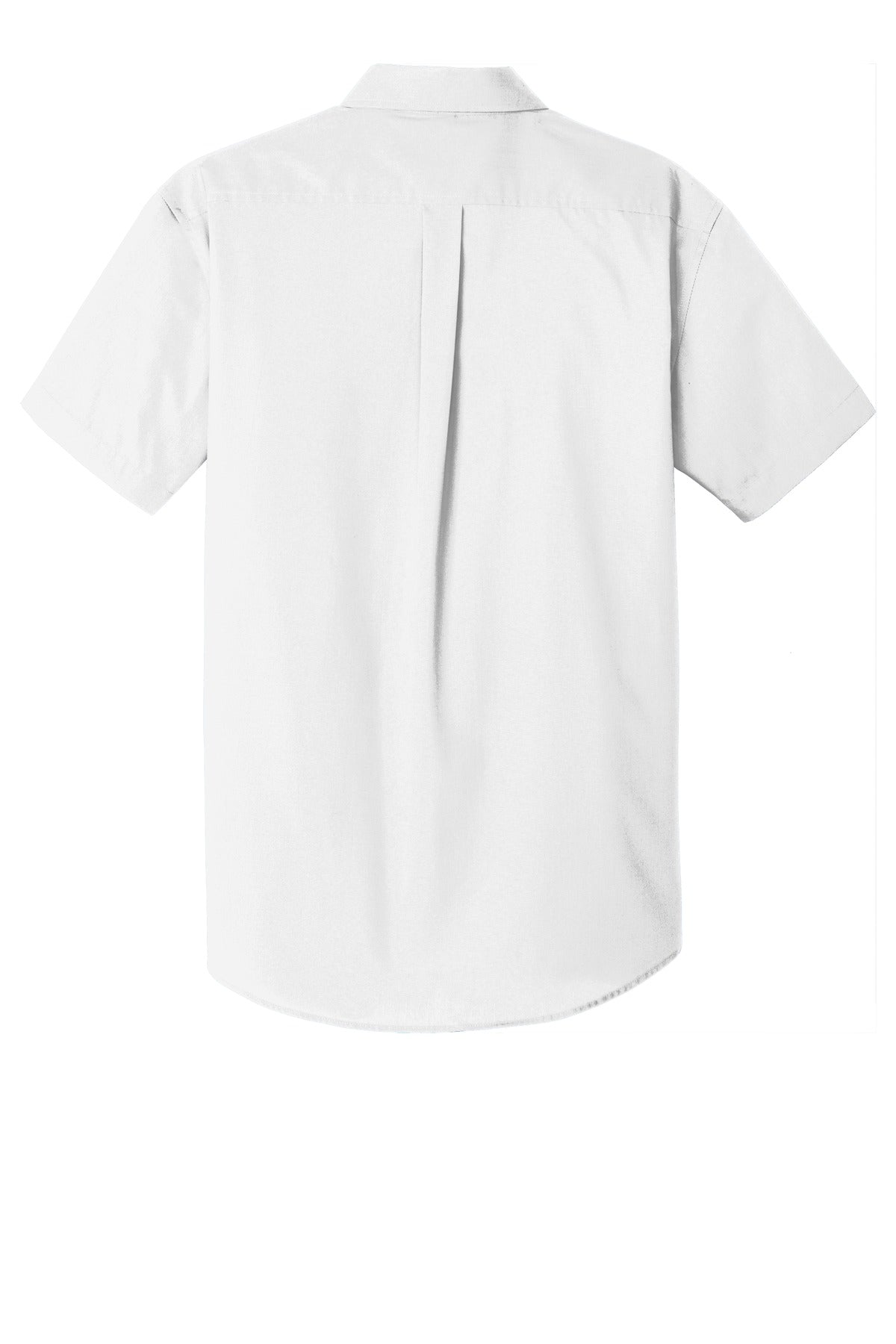 Port Authority Men's Short Sleeve Carefree Poplin Shirt. W101