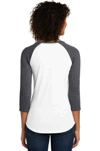 District Women's Fitted Very Important Tee 3/4-Sleeve Raglan. DT6211