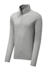 Sport-Tek Men's PosiCharge Tri-Blend Wicking 1/4-Zip Pullover ST407
