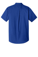 Port Authority Men's Short Sleeve Carefree Poplin Shirt. W101