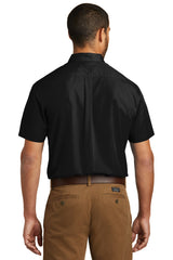 Port Authority Men's Short Sleeve Carefree Poplin Shirt. W101