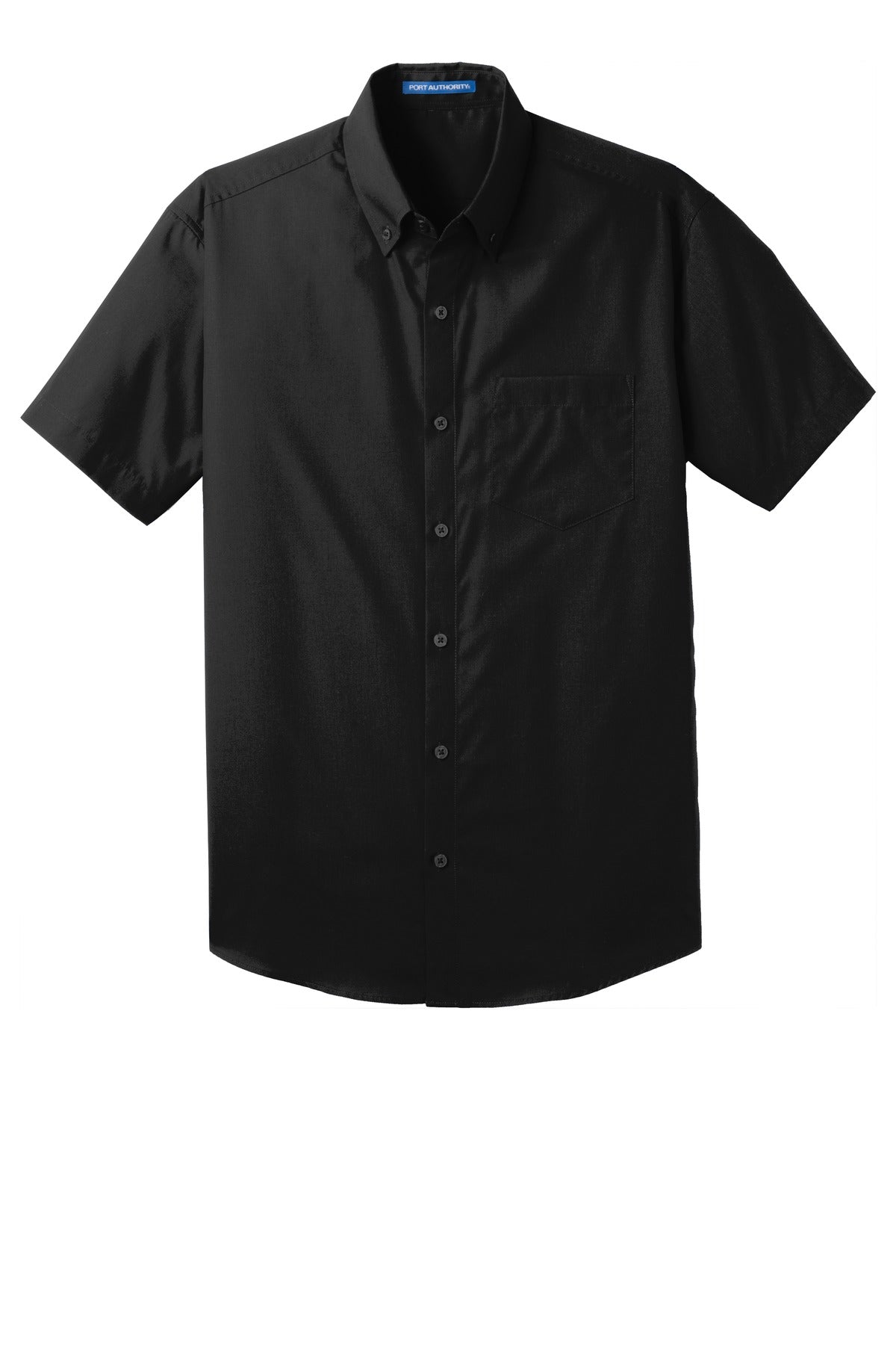 Port Authority Men's Short Sleeve Carefree Poplin Shirt. W101