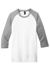 District Men's Very Important Tee 3/4-Sleeve Raglan. DT6210 District