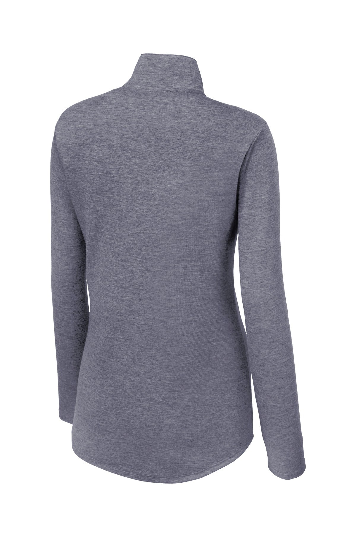 Sport-Tek Women's PosiCharge Tri-Blend Wicking 1/4-Zip Pullover. LST407