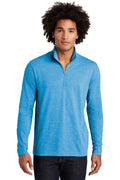 Sport-Tek Men's PosiCharge Tri-Blend Wicking 1/4-Zip Pullover ST407