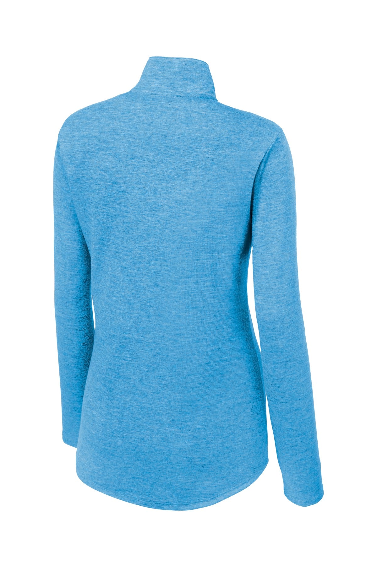 Sport-Tek Women's PosiCharge Tri-Blend Wicking 1/4-Zip Pullover. LST407