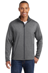 Sport-Tek Men's Sport-Wick Stretch Contrast Full-Zip Jacket