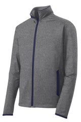 Sport-Tek Men's Sport-Wick Stretch Contrast Full-Zip Jacket