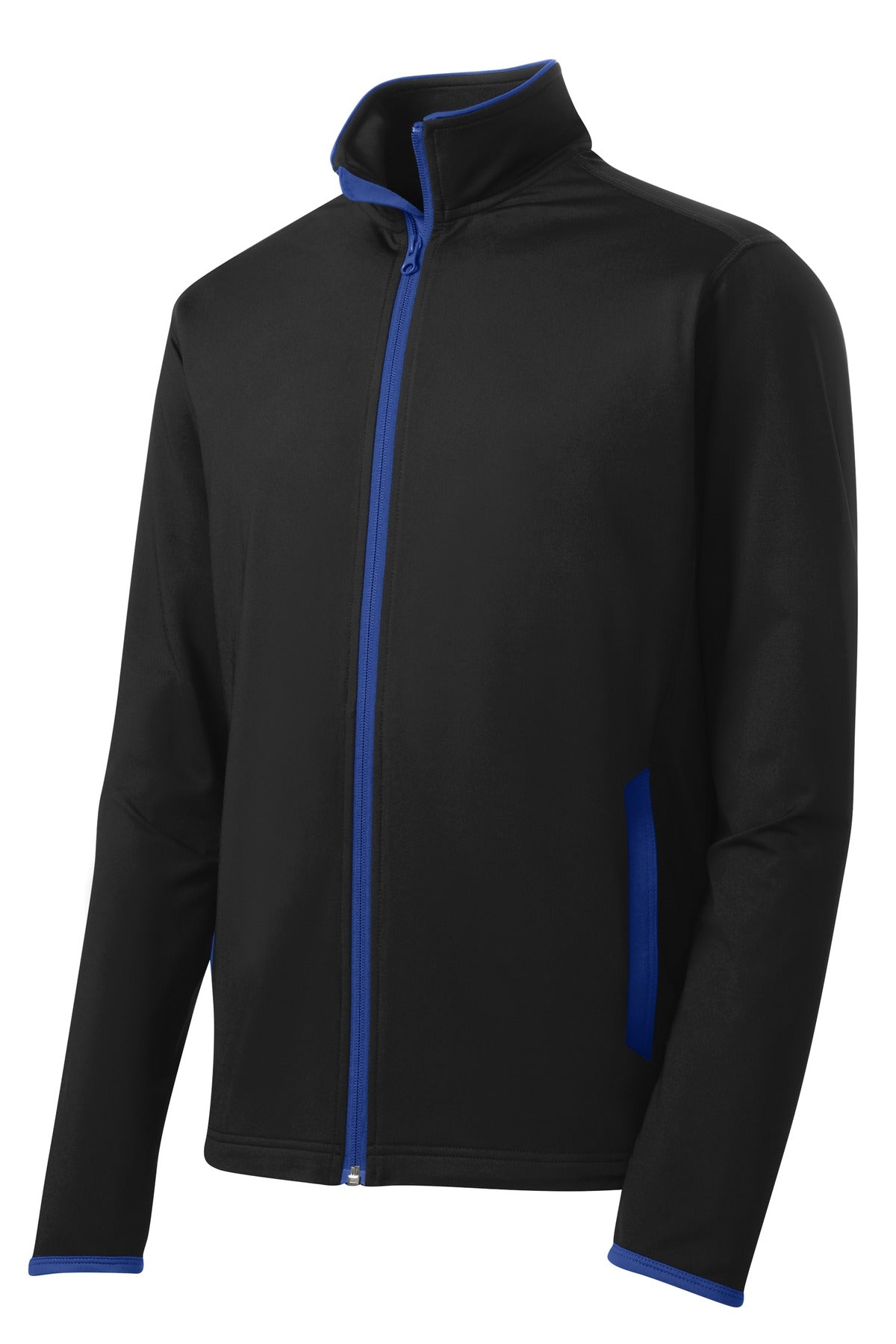 Sport-Tek Men's Sport-Wick Stretch Contrast Full-Zip Jacket