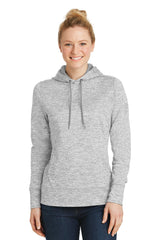 Sport-Tek Women's PosiCharge Electric Heather Fleece Hooded Pullover LST225