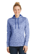 Sport-Tek Women's PosiCharge Electric Heather Fleece Hooded Pullover LST225