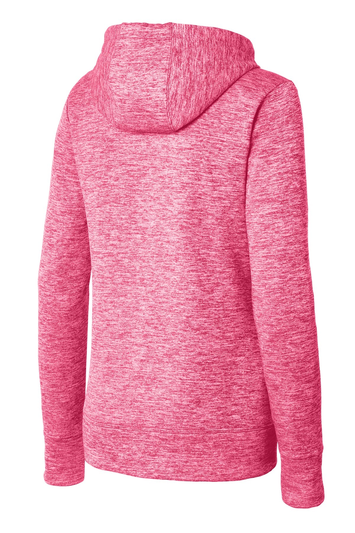 Sport-Tek Women's PosiCharge Electric Heather Fleece Hooded Pullover LST225
