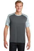 Sport-Tek Men's CamoHex Colorblock Tee