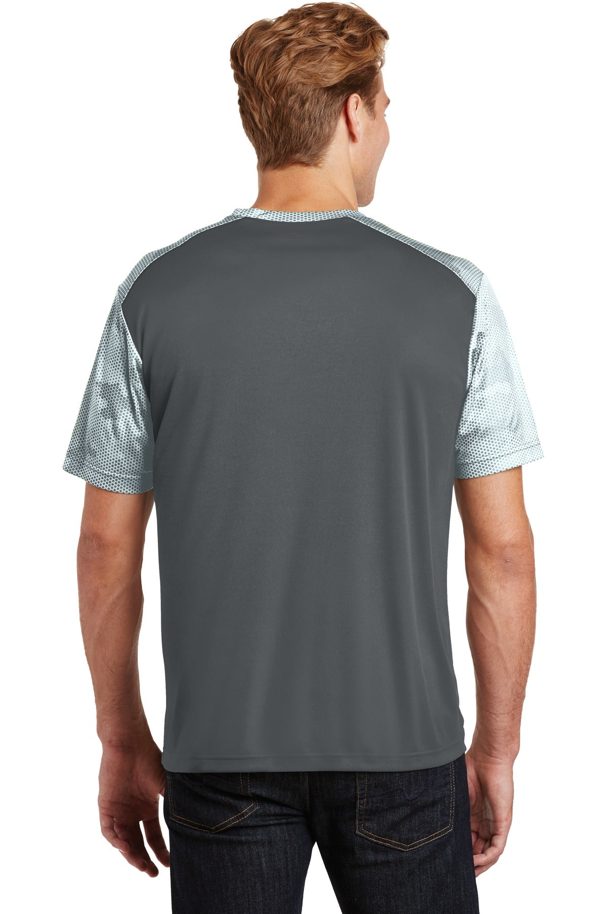 Sport-Tek Men's CamoHex Colorblock Tee