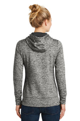 Sport-Tek Women's PosiCharge Electric Heather Fleece Hooded Pullover LST225