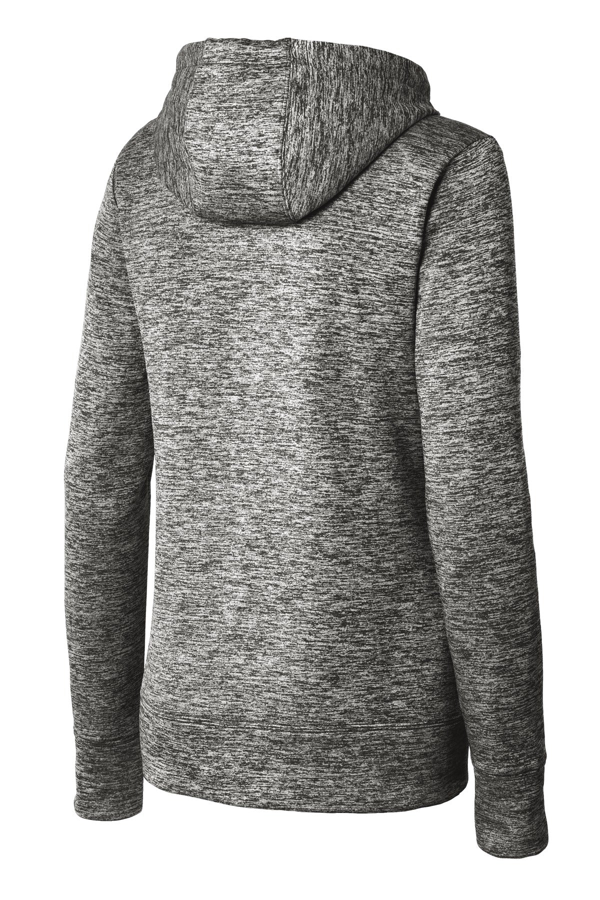Sport-Tek Women's PosiCharge Electric Heather Fleece Hooded Pullover LST225