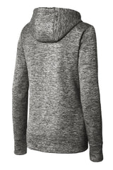 Sport-Tek Women's PosiCharge Electric Heather Fleece Hooded Pullover LST225