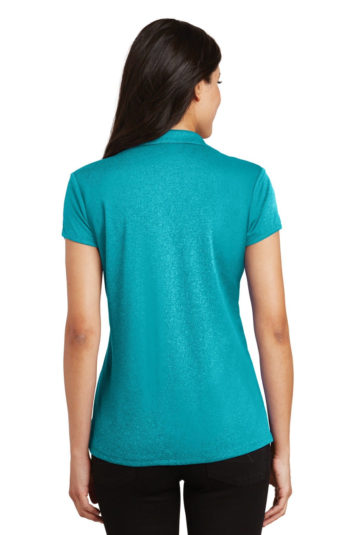 Port Authority Ladies Trace Heather Polo. L576