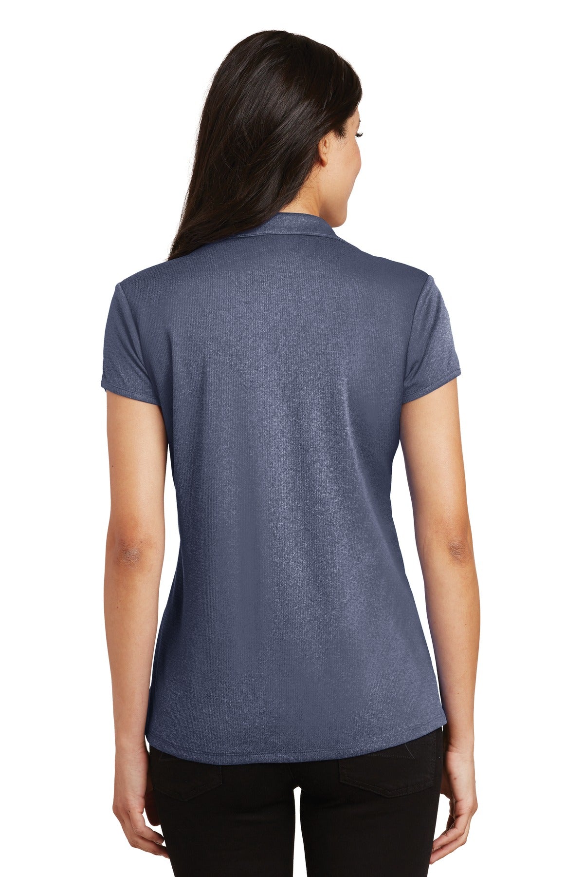 Port Authority Ladies Trace Heather Polo. L576