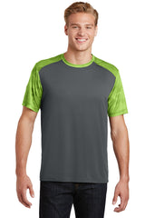 Sport-Tek Men's CamoHex Colorblock Tee