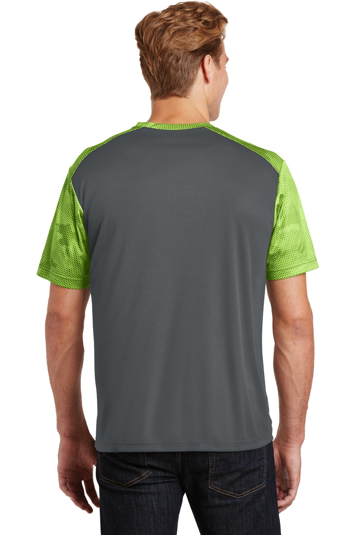 Sport-Tek Men's CamoHex Colorblock Tee