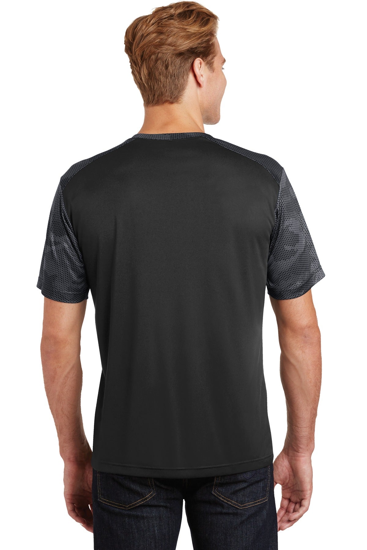 Sport-Tek Men's CamoHex Colorblock Tee