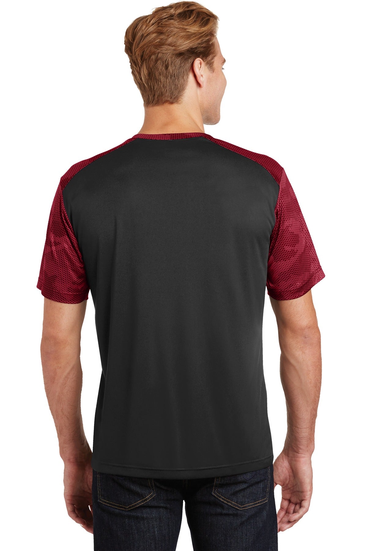 Sport-Tek Men's CamoHex Colorblock Tee