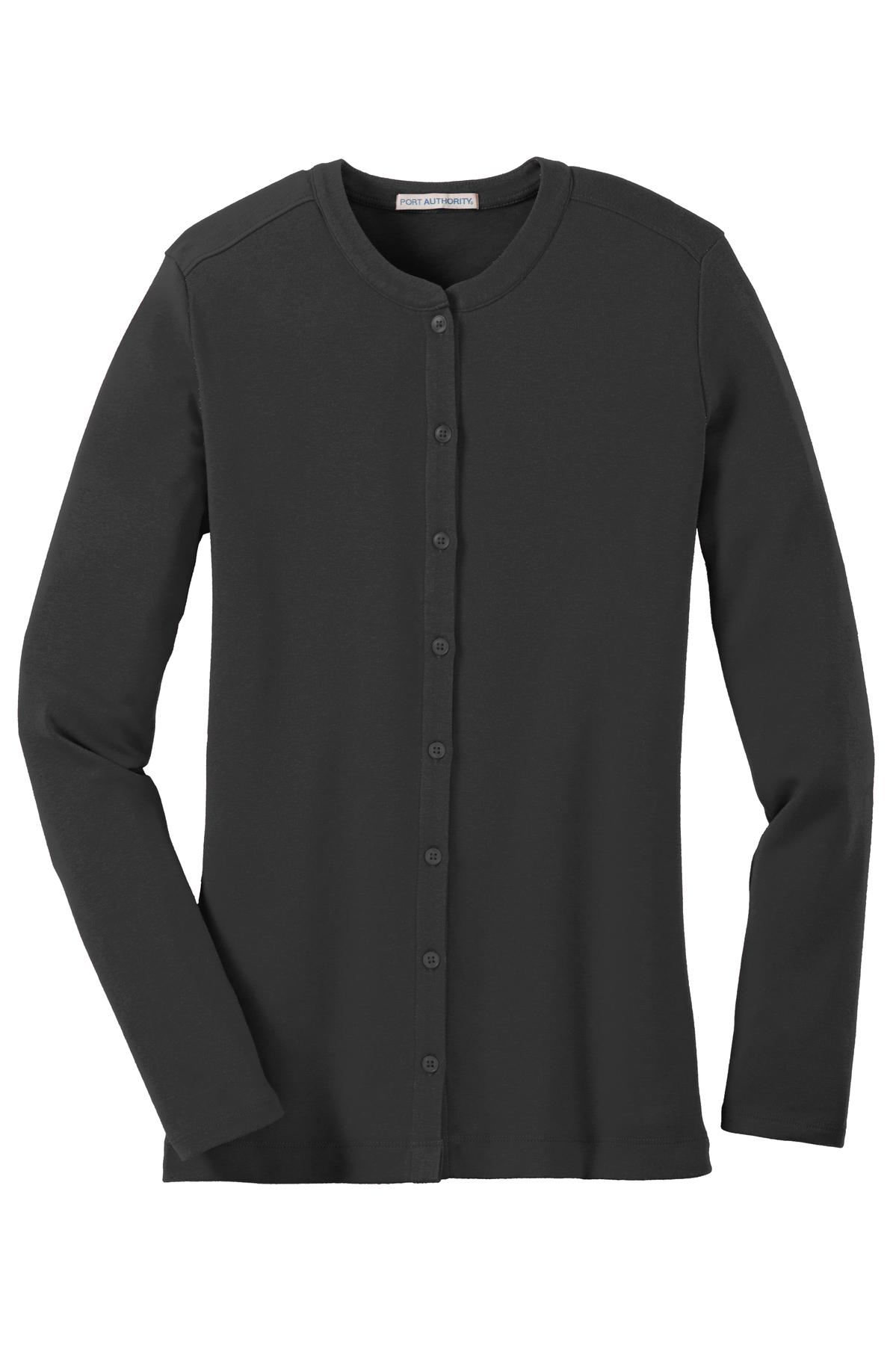 Port Authority Women's Concept Stretch Button-Front Cardigan. LM1008