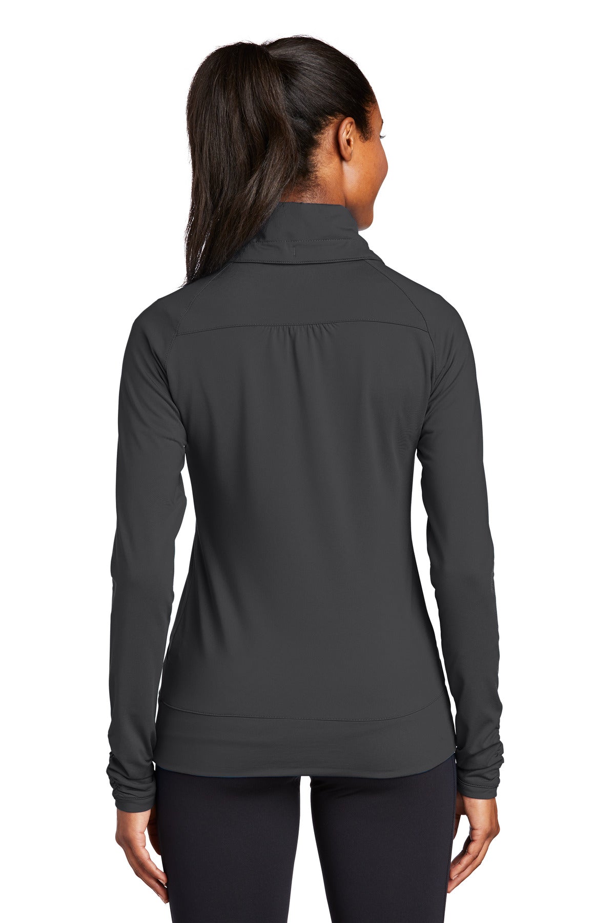Sport-Tek Women's Sport-Wick Stretch Full-Zip Jacket. LST852