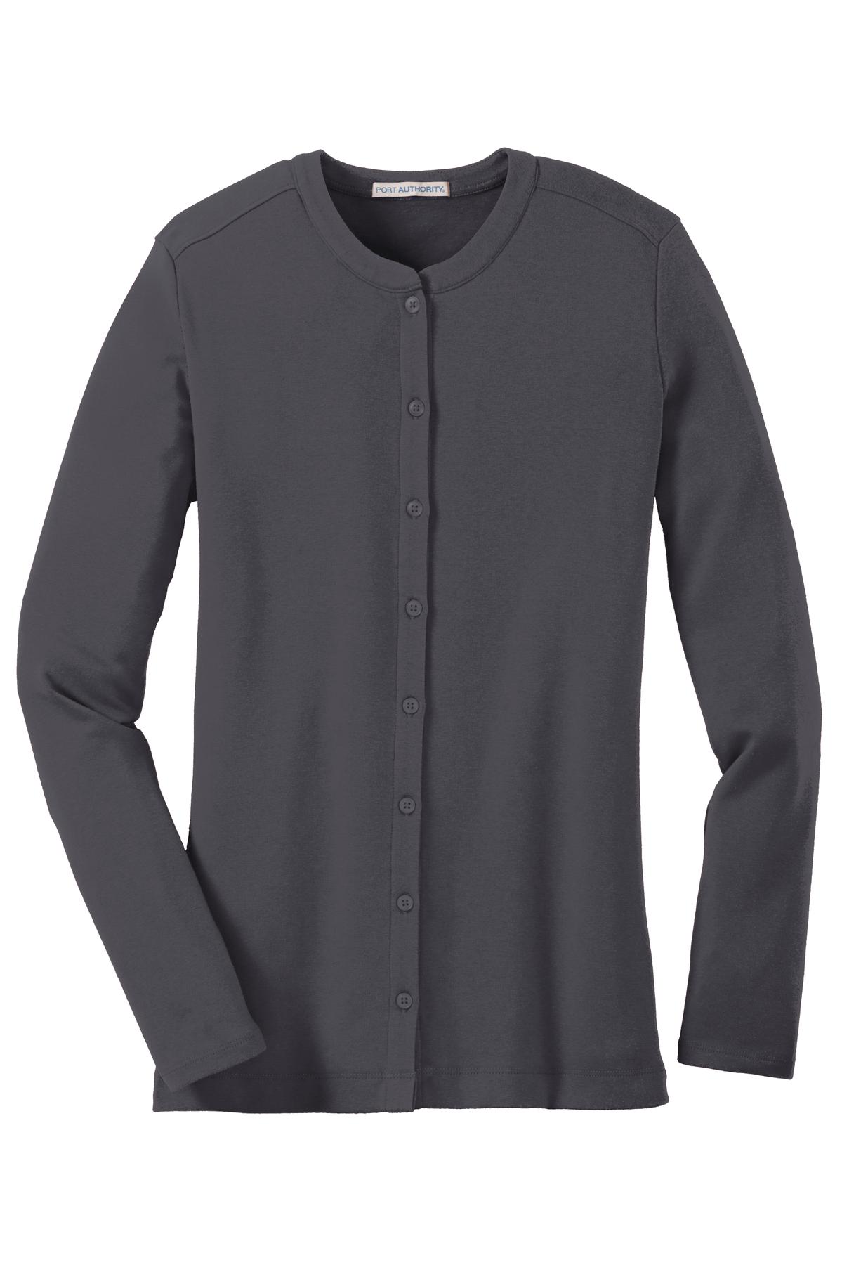 Port Authority Women's Concept Stretch Button-Front Cardigan. LM1008