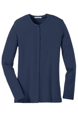 Port Authority Women's Concept Stretch Button-Front Cardigan. LM1008