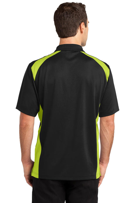 CornerStone Men's Select Snag-Proof Two Way Colorblock Pocket Polo. CS416 CornerStone