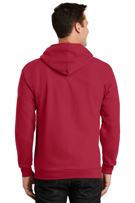 Port & Company - Men's Tall Essential Fleece Full-Zip Hooded Sweatshirt Port & Company