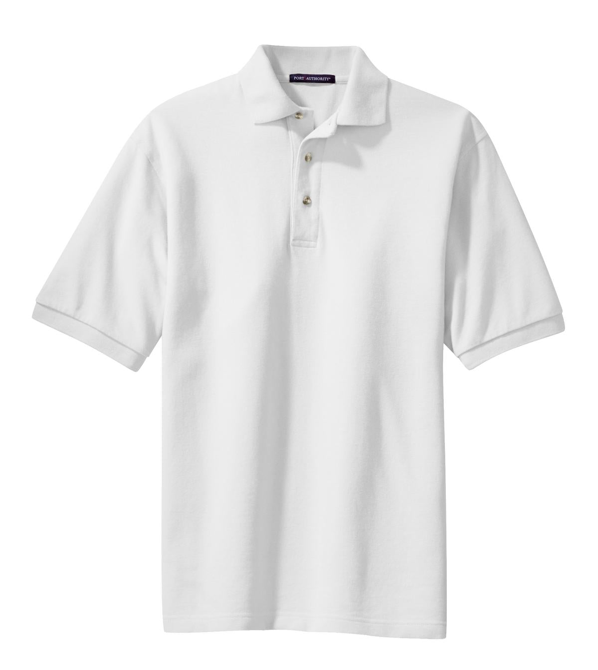 Port Authority Men's Tall Heavyweight Cotton Pique Polo. TLK420